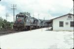 CSX 5900 leads power heavy train R450